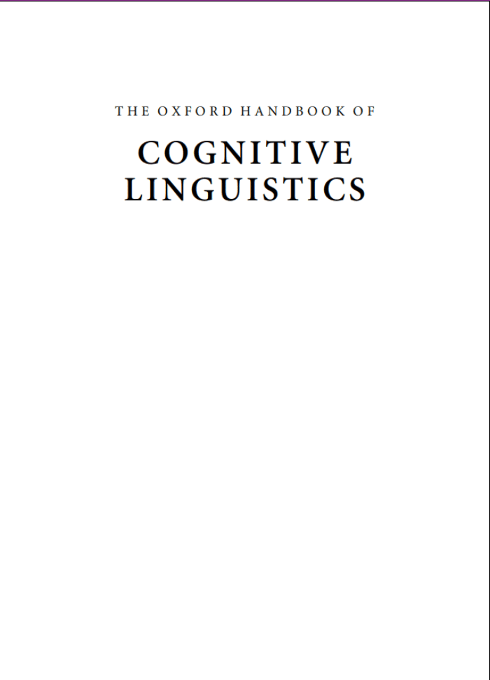 دانلود کتاب The Oxford Handbook of Cognitive Linguistics